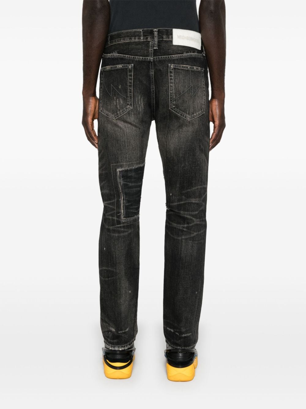 Shop Neighborhood Distressed Jeans In Black