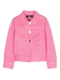 JACQUEMUS L'ENFANT logo-patch denim jacket - Pink