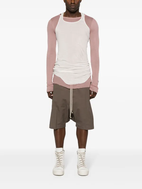 rick owens タンクトップ　ロングタンク Rick Owens ロングライン タンクトップ | ホワイト | FARFETCH JP