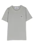 Stone Island Junior logo-patch cotton T-shirt - Grey
