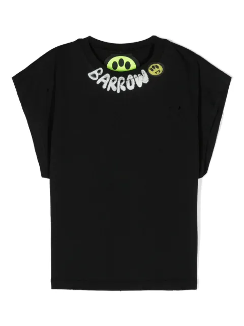 Barrow kids logo-print cotton T-shirt