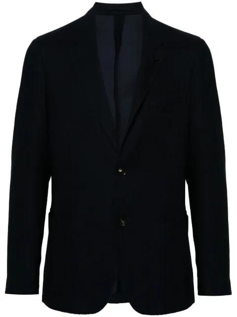 Lardini blazer de tejido fino 