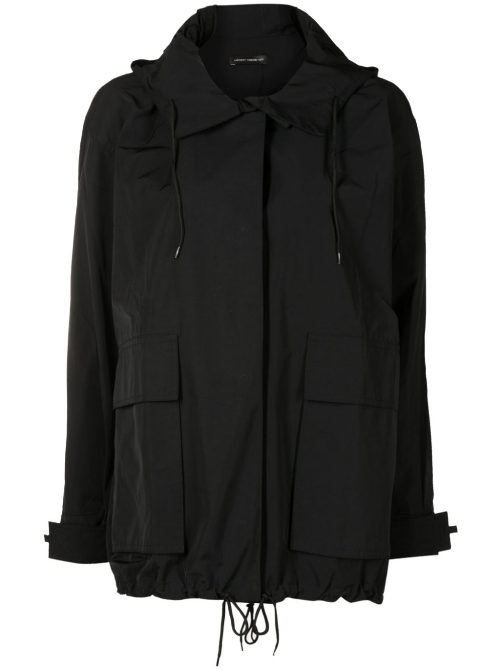 Lenny Niemeyer long-sleeve hooded jacket - Black