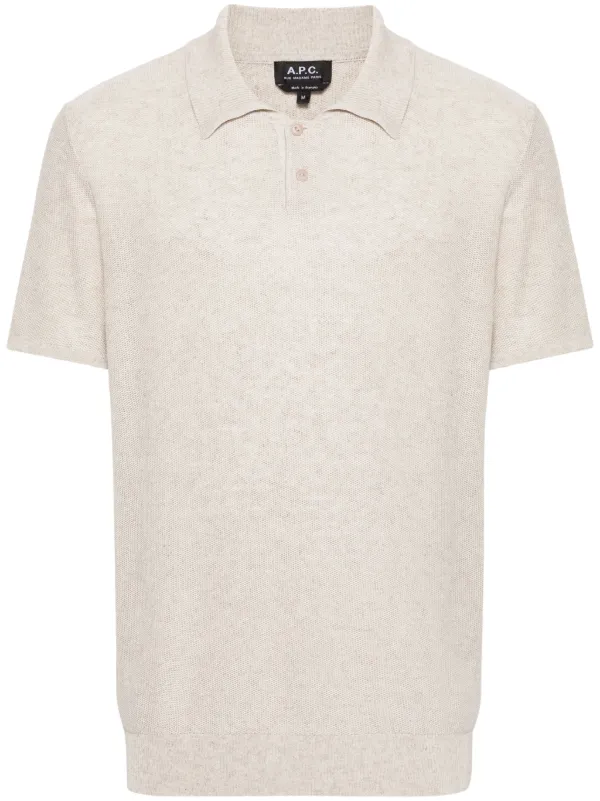 A.P.C. Jay open-knit Polo Shirt - Farfetch