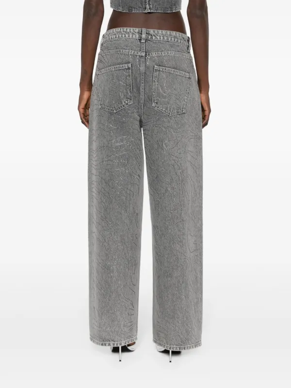 【関税&送料込】Rotate Birger Christensen Silver Pants In Or Braided Straight Pants Silver - ROTATE Birger Christensen