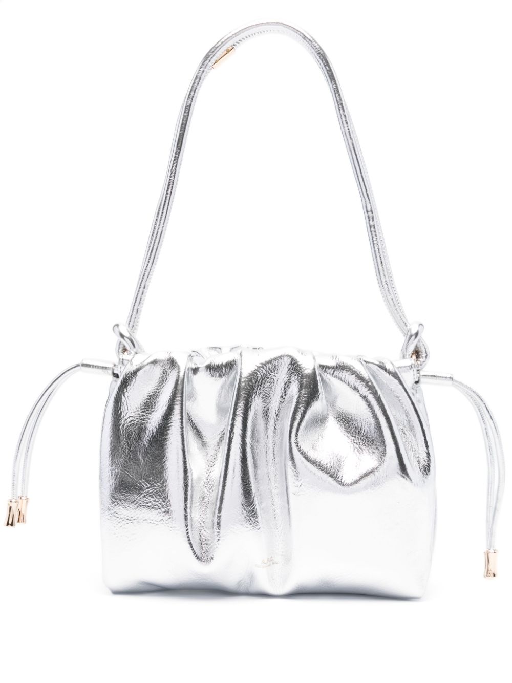 White and clearance silver bag