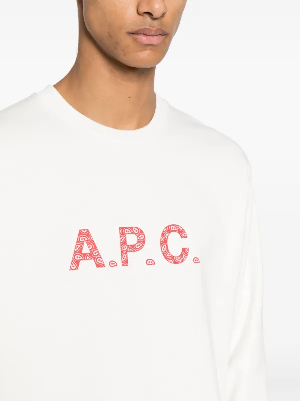 A.P.C. ロゴ スウェットシャツ | ホワイト | FARFETCH JP