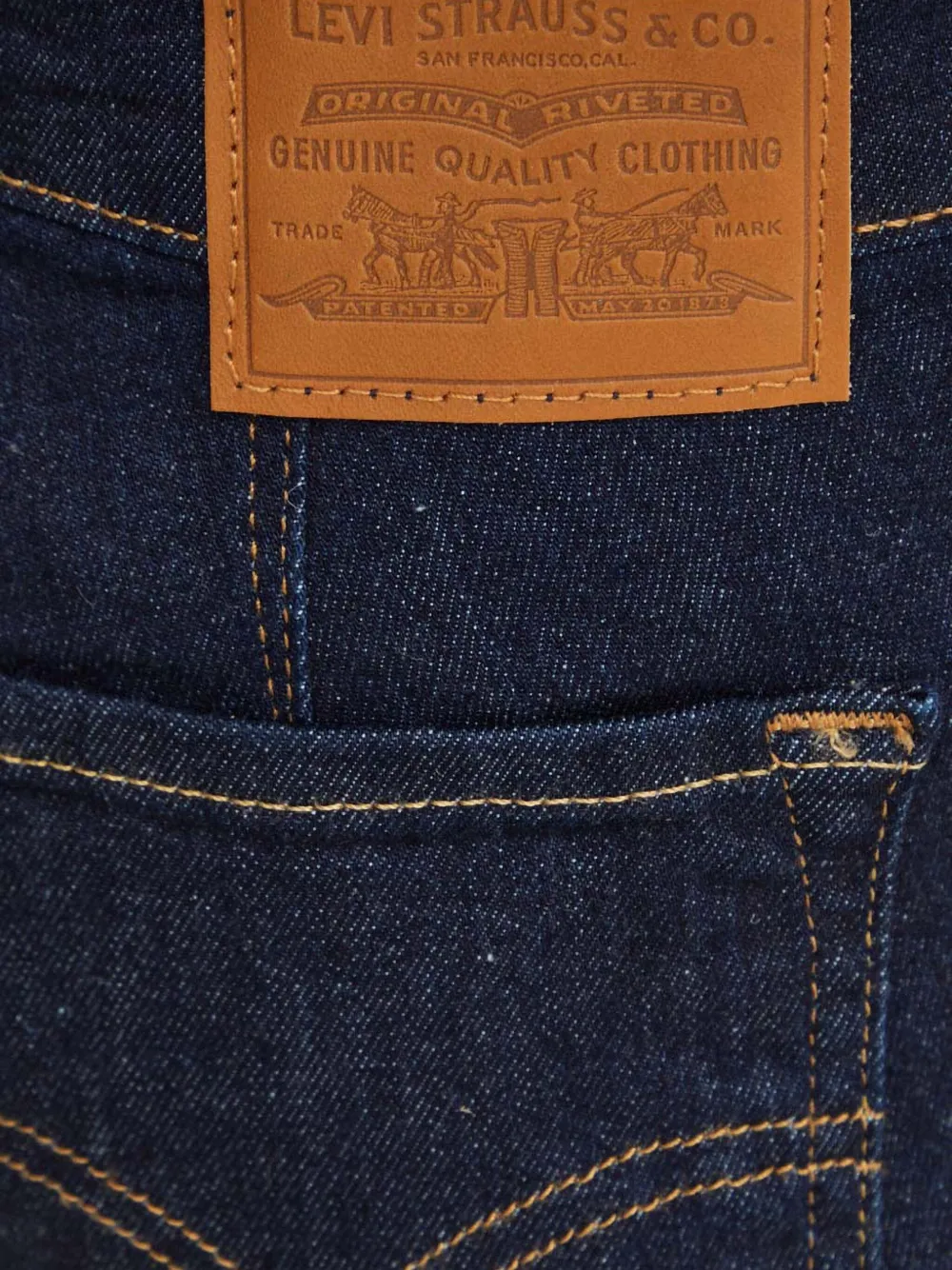 Levi's 712 slim-fit jeans Blauw