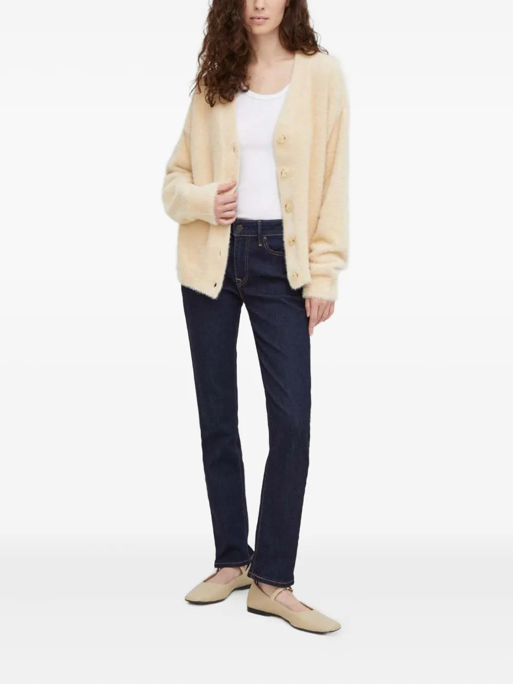 Levi's 712 slim jeans - Blauw