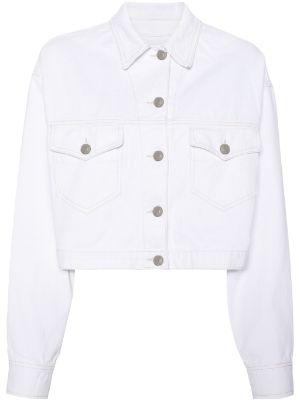 Isabel marant white denim on sale jacket