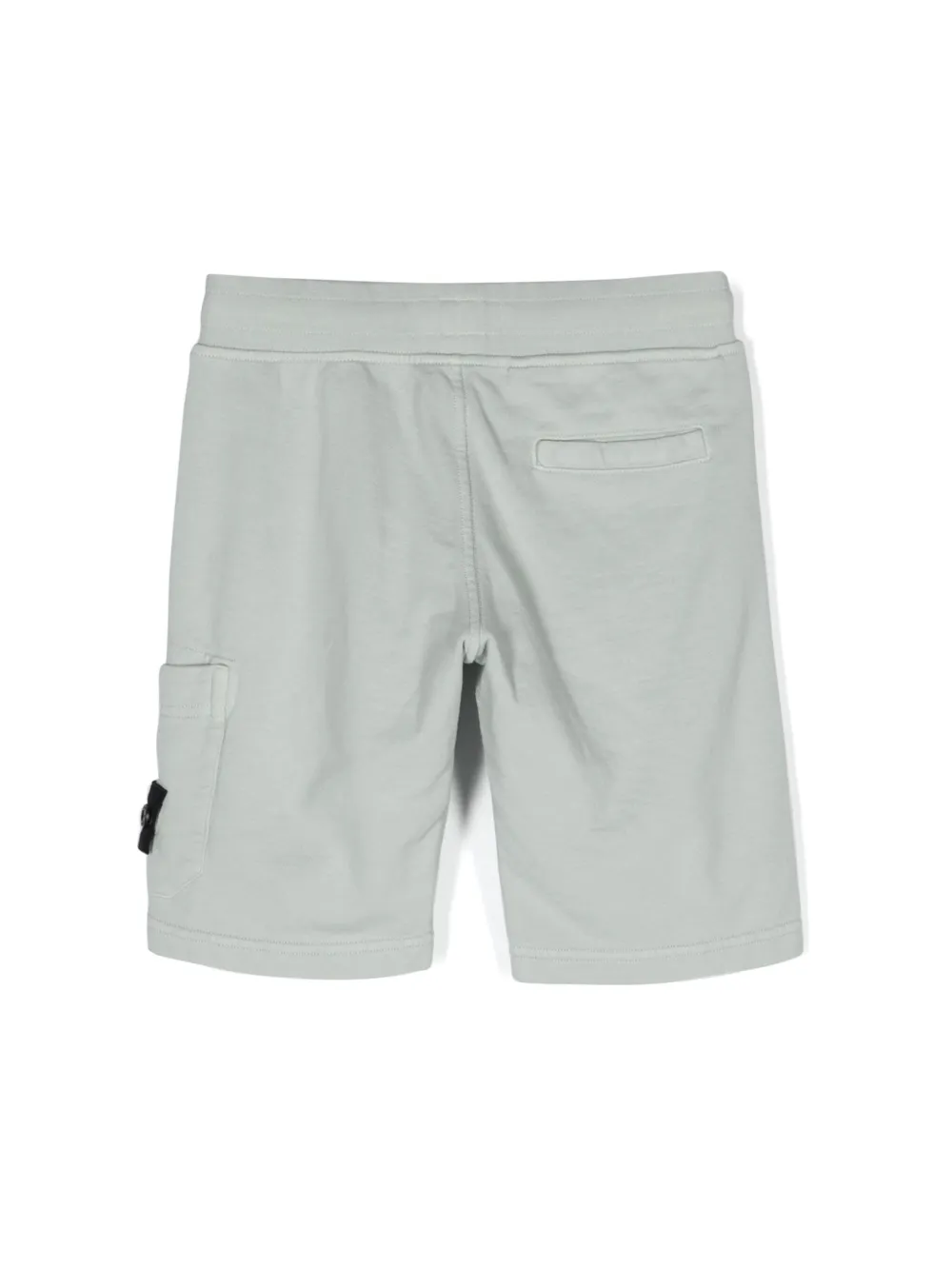 Stone Island Junior Compass-badge cotton cargo trousers | Boys Casual Shorts | Image 2