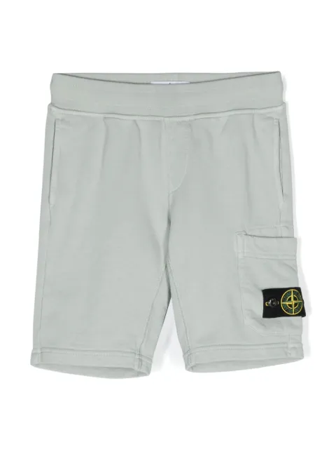 Stone Island Junior بنطال كارغو قطن بشارة بوصلة