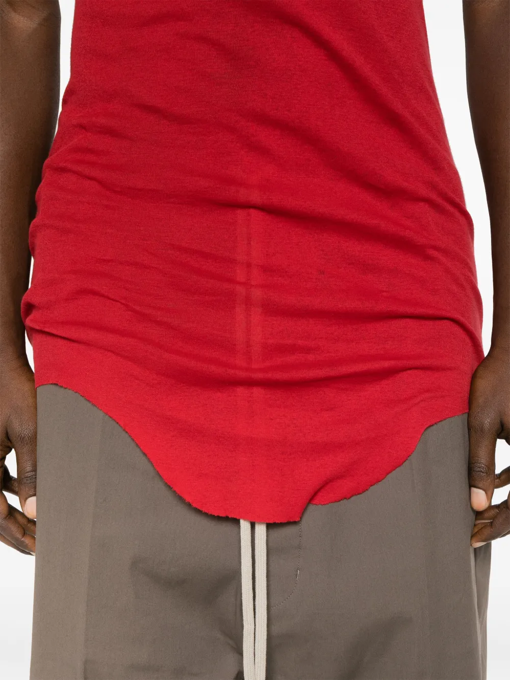 Rick Owens Katoenen tanktop Rood
