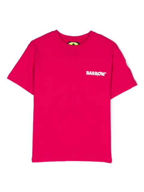 Barrow kids logo-print cotton T-shirt