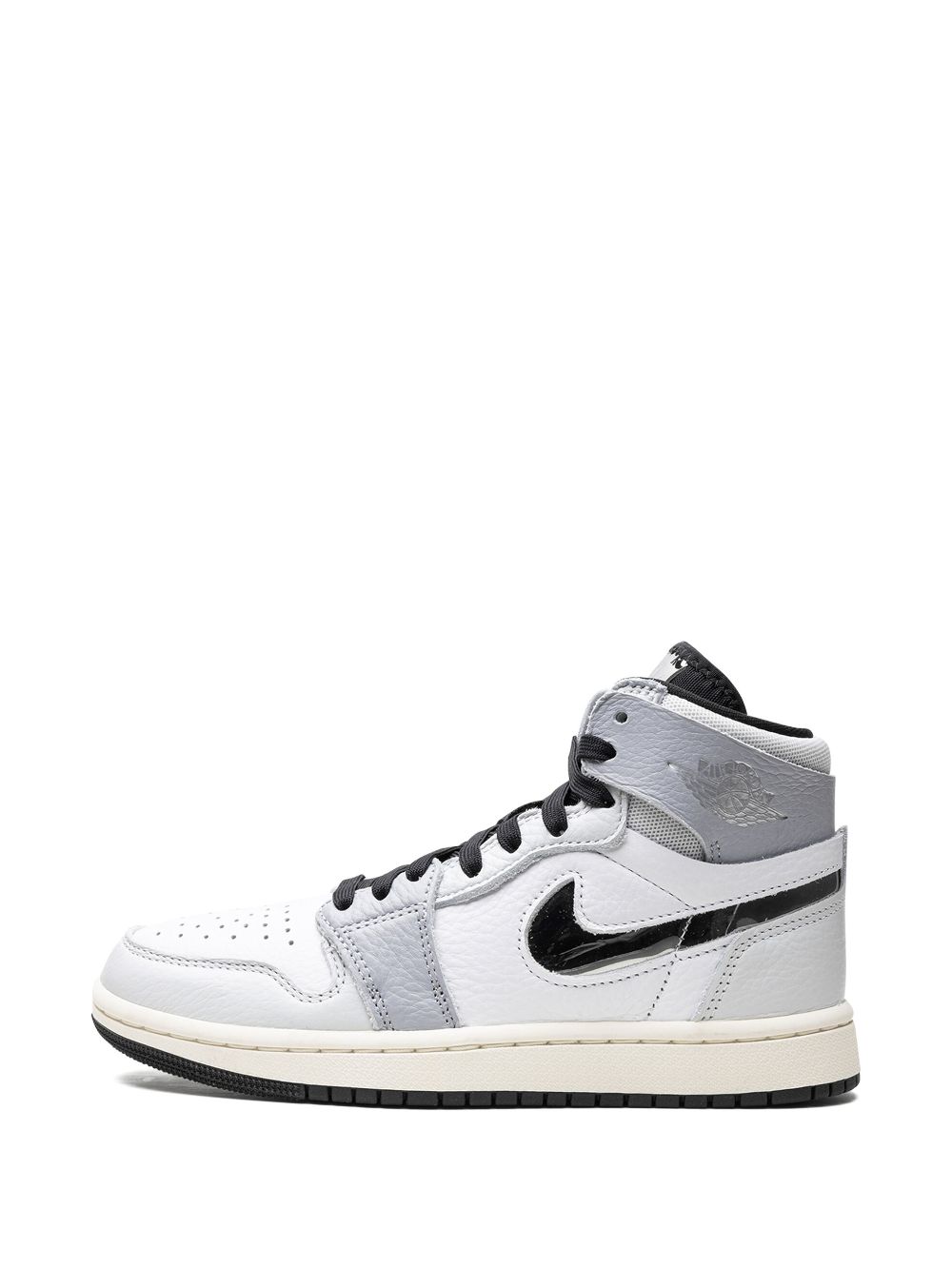 Shop Jordan Air  1 Zoom Cmft 2 "metallic Silver" Sneakers In Grau