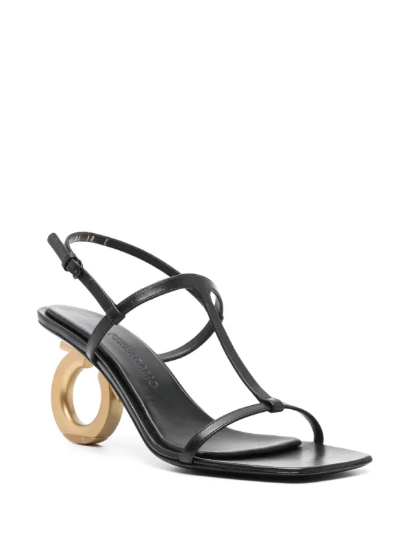 ♡送料関税込♡Salvatore Ferragamo ELINA サンダル Ferragamo Elina 90mm サンダル | ブラック | FARFETCH JP