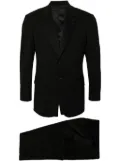 Lardini single-breasted wool blend suit - Black