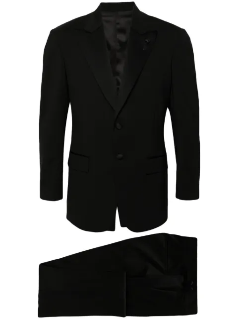 Lardini single-breasted wool blend suit