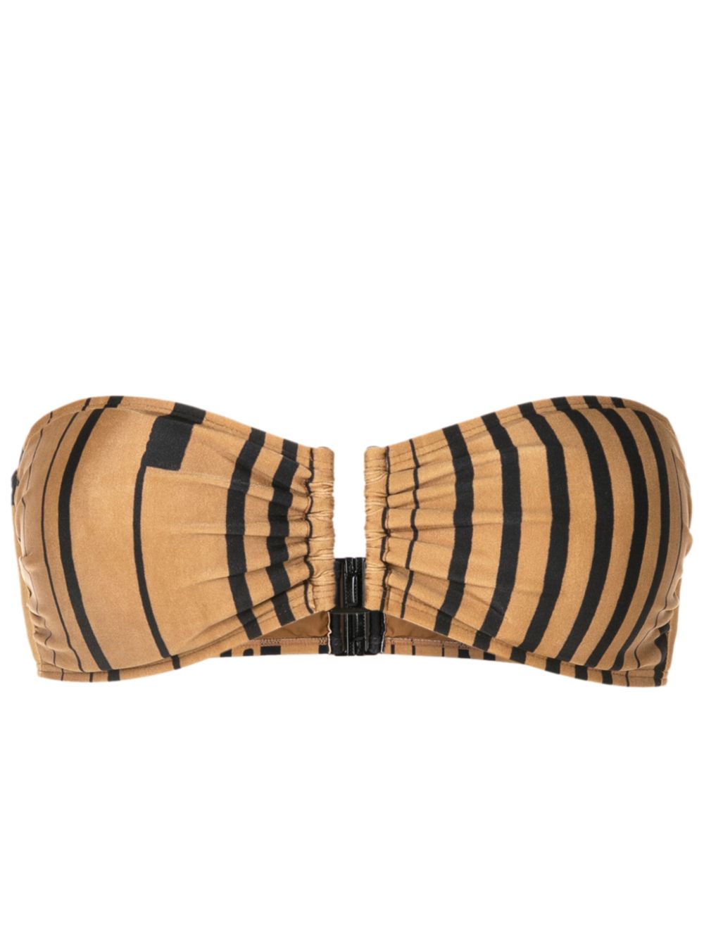 Lenny Niemeyer Rita bandeau bikinitop Bruin