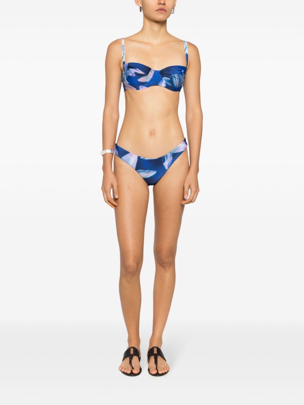 Lenny Niemeyer Bikinitop met patroon - Blauw