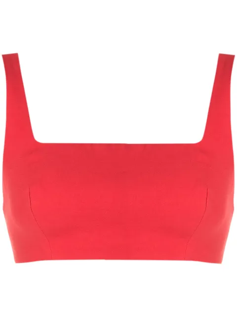 Lenny Niemeyer Papoula square-neck crop top
