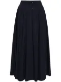 Herno elasticated waistband flared skirt - Blue