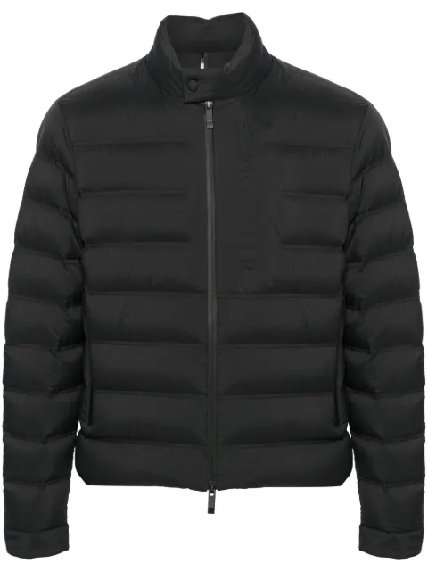 Moncler chamarra con logo en relieve
