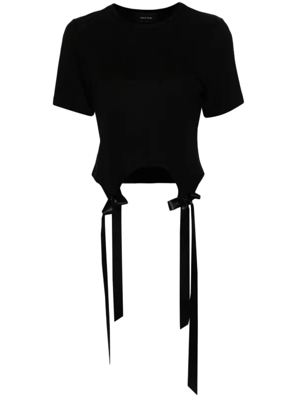 Simone Rocha リボンディテール ドレス | ブラック | FARFETCH JP