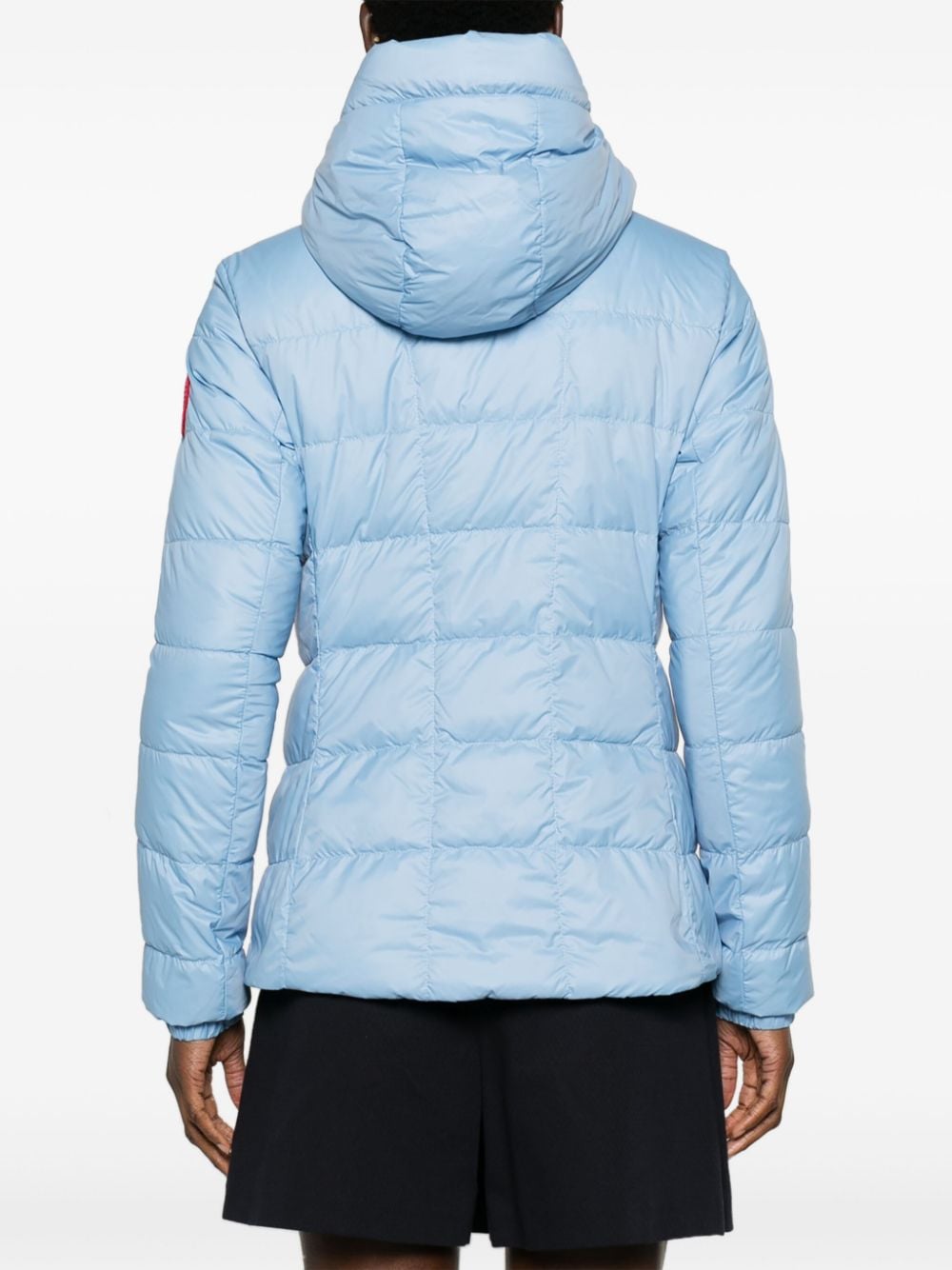 Shop Canada Goose Abbott Hooded Down Jacket In Blue