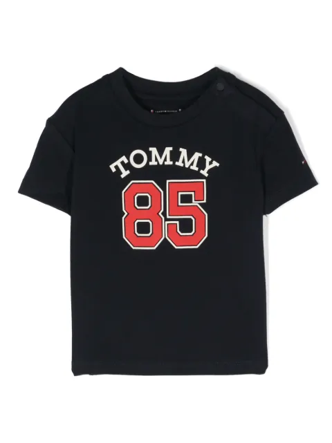 Tommy Hilfiger Junior number-print cotton T-shirt