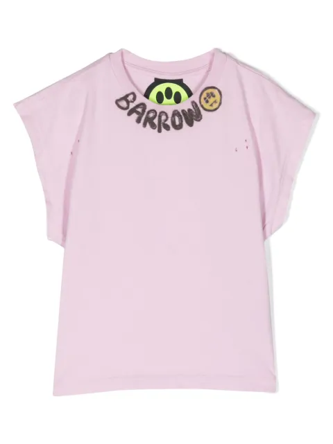 Barrow kids logo-print cotton T-shirt