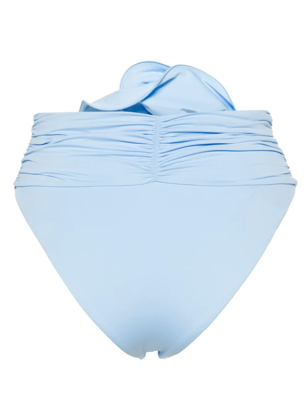 thumbnail image 2 of South Beach Mix & Match Crinkle High Waist Bikini Bottom In Cobalt Blue 2 of 13