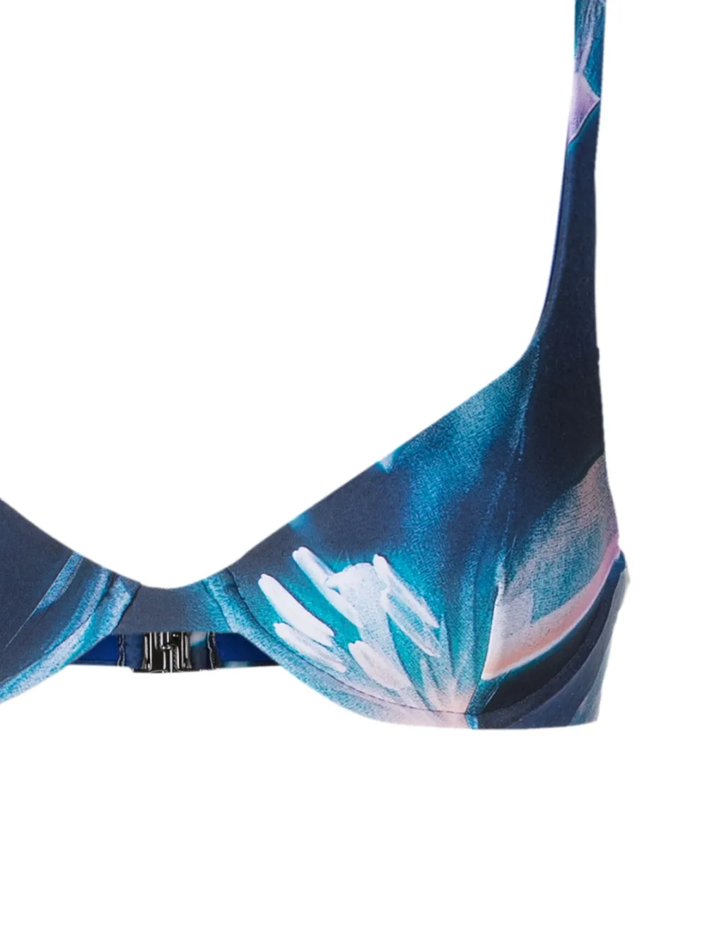 LENNY NIEMEYER SWEETHEART-NECK PATTERNED BIKINI TOP