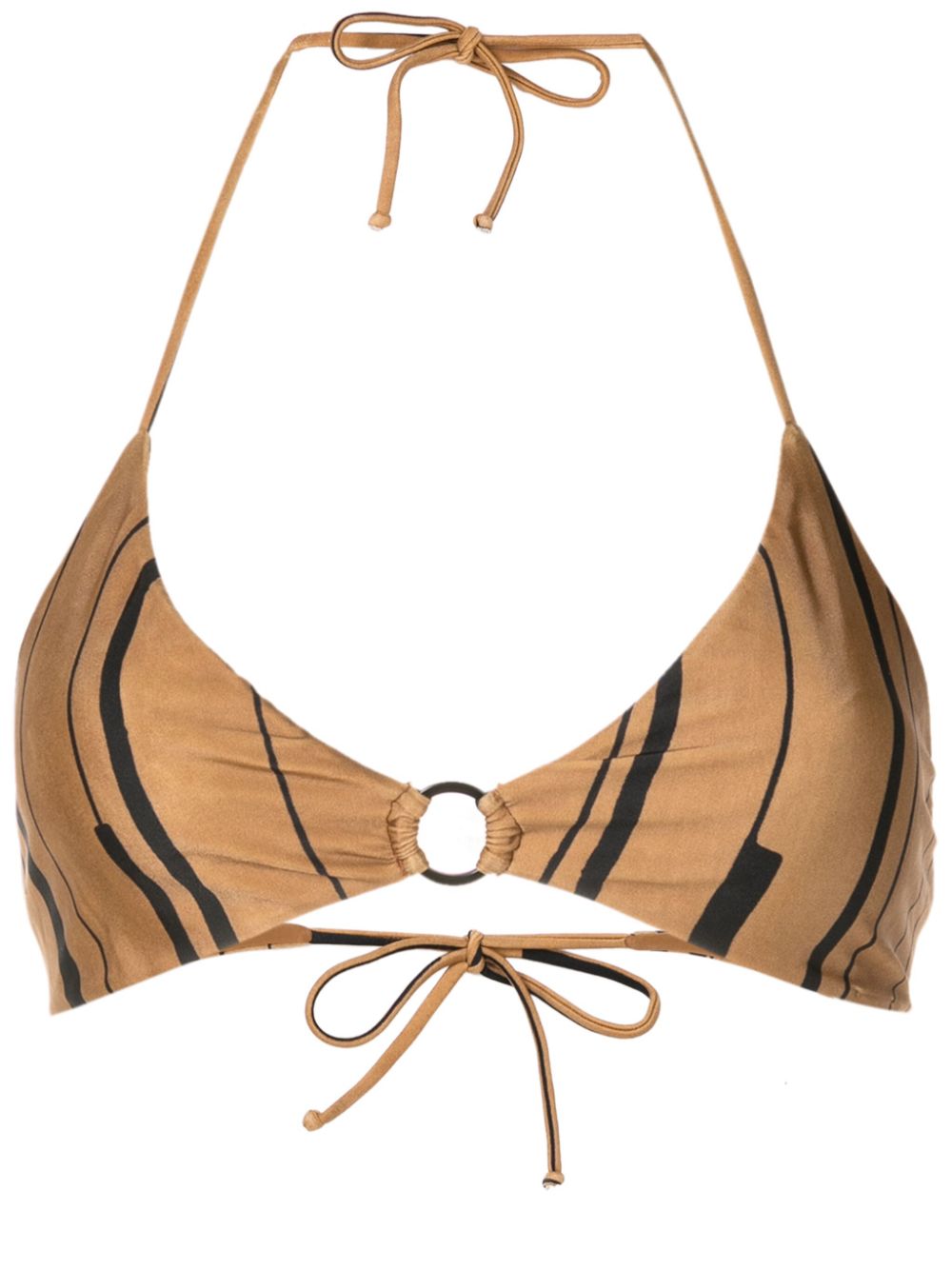 Lenny Niemeyer Triangel bikini Bruin