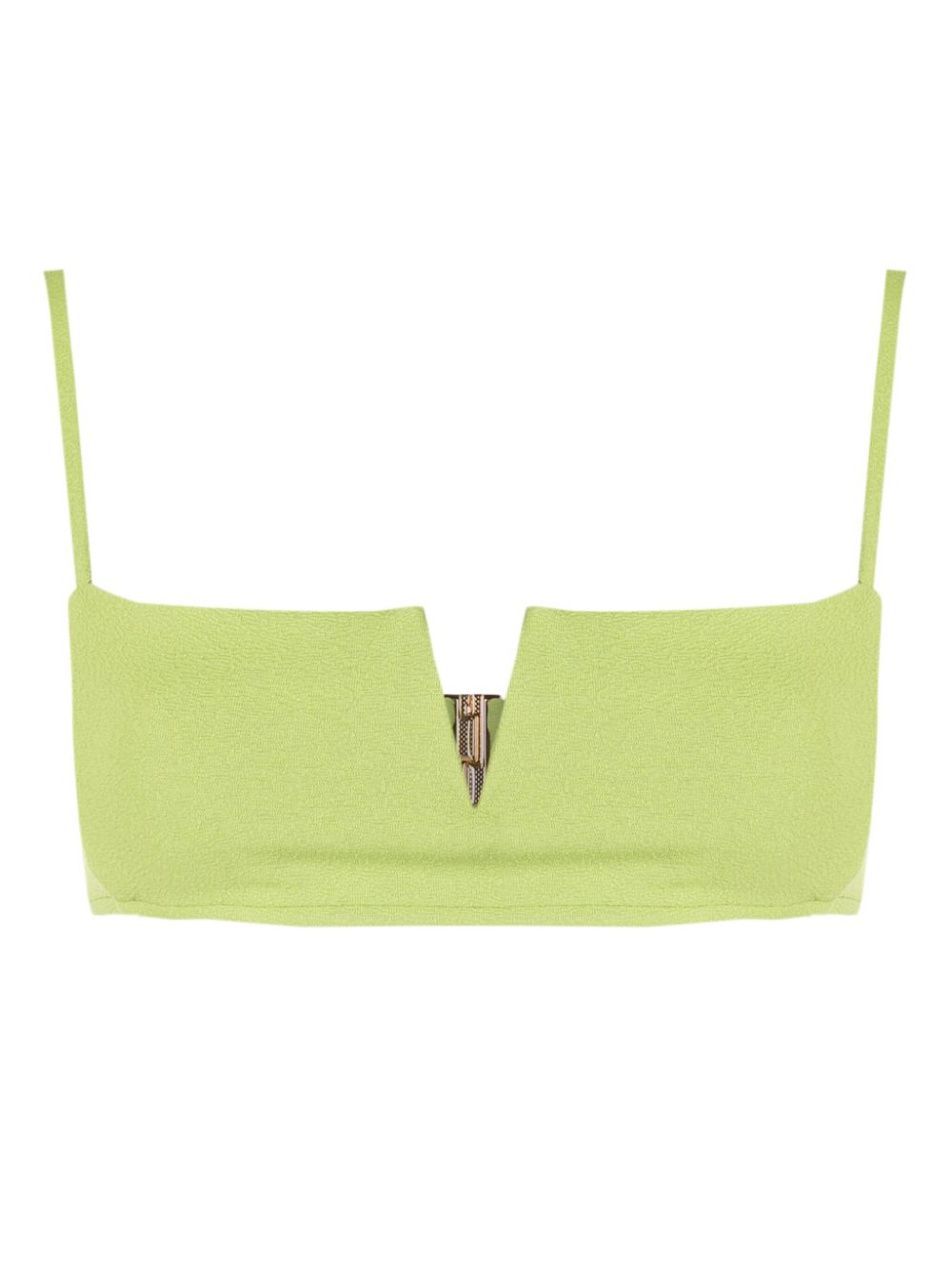 Lenny Niemeyer square-neck bikini top - Green