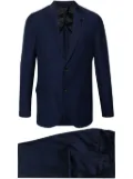 Lardini single-breasted wool suit - Blue