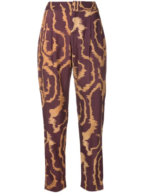 Lenny Niemeyer pantalones capri con estampado abstracto