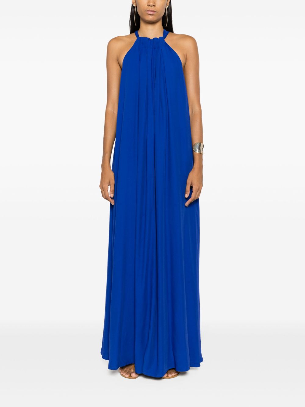 Lenny Niemeyer Maxi-jurk met halternek - Blauw