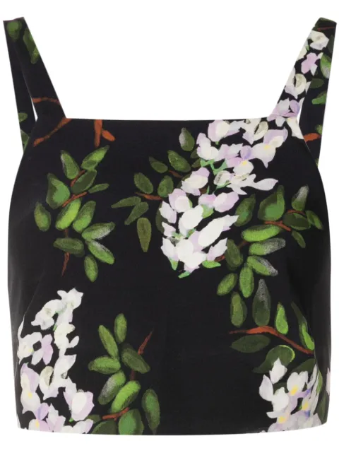 Lenny Niemeyer floral-print cropped tank top