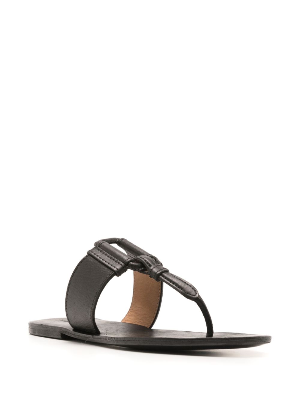 Lenny Niemeyer Elos leather sandals - Black