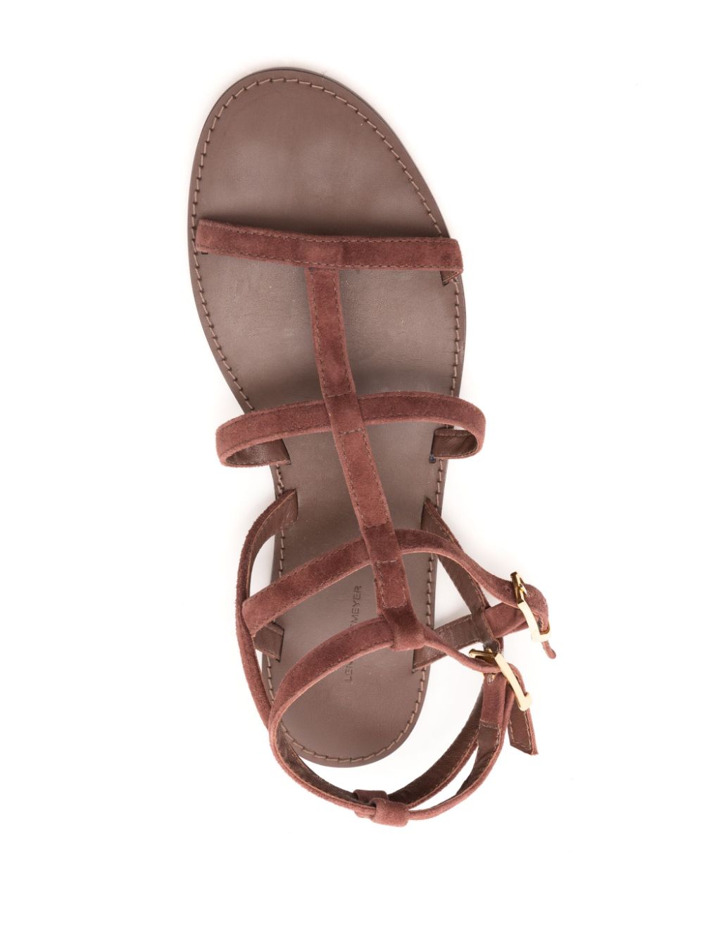 Lenny Niemeyer suede gladiator sandals Brown