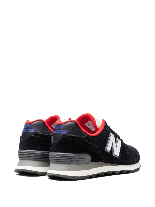 New balance 574 black red online
