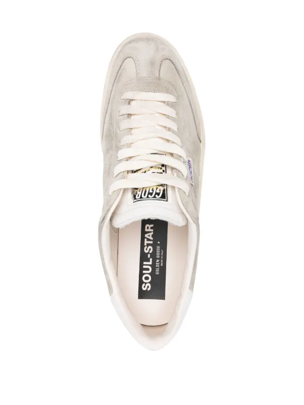Golden Goose Soul-Star Suede Sneakers | Neutrals | FARFETCH