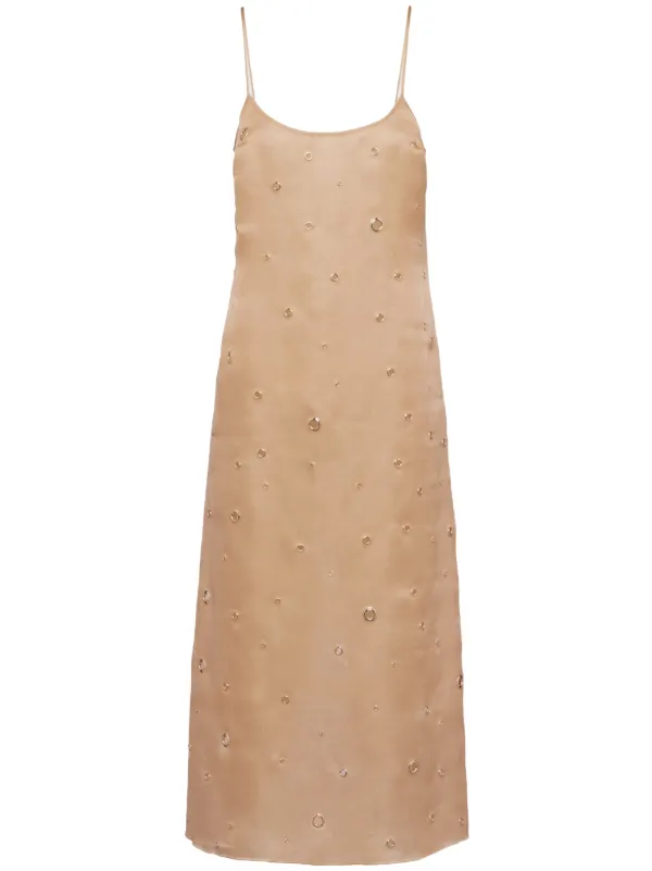 prada organza dress Prada