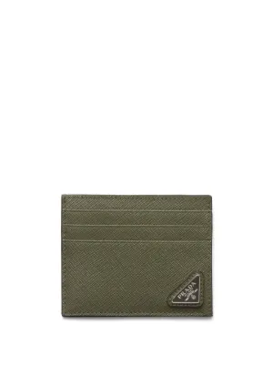 Prada 二つ折り財布 | グリーン | FARFETCH JP