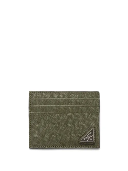 Porte-cartes en cuir Saffiano - Prada - Modalova