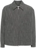 Golden Goose mélange virgin wool-blend shirt jacket - Grey