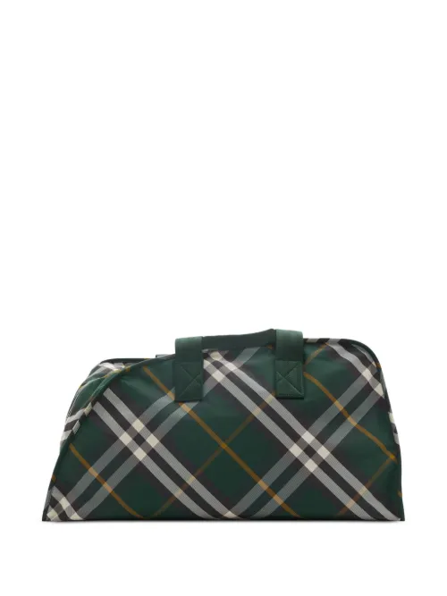 Grand sac fourre-tout Shield à carreaux - Burberry - Modalova