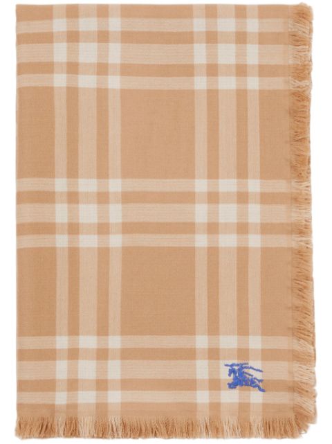 Burberry reversible check-pattern scarf Men