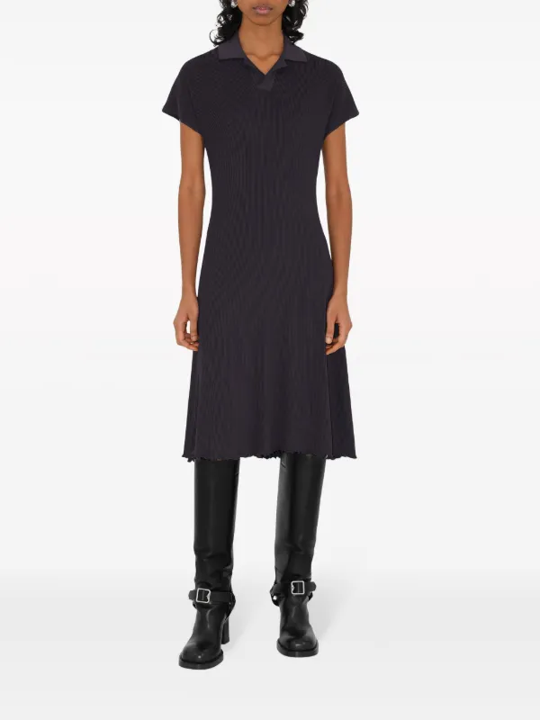 Burberry polo style Midi Dress Farfetch